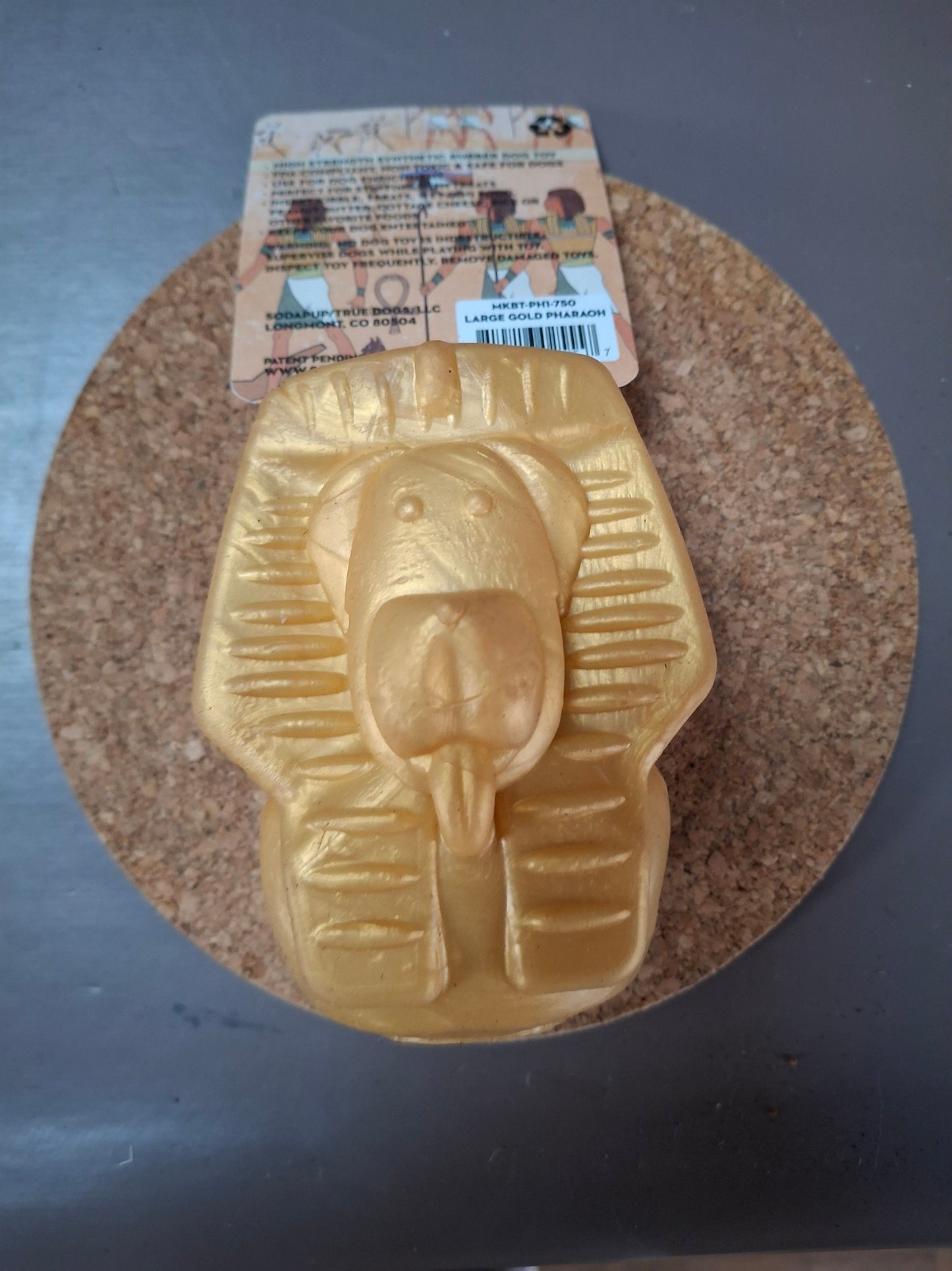 DOGGIE PHARAON - jouet distributeur et à mâcher