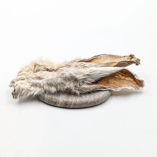 Oreilles de lapin avec poils - 100gr -