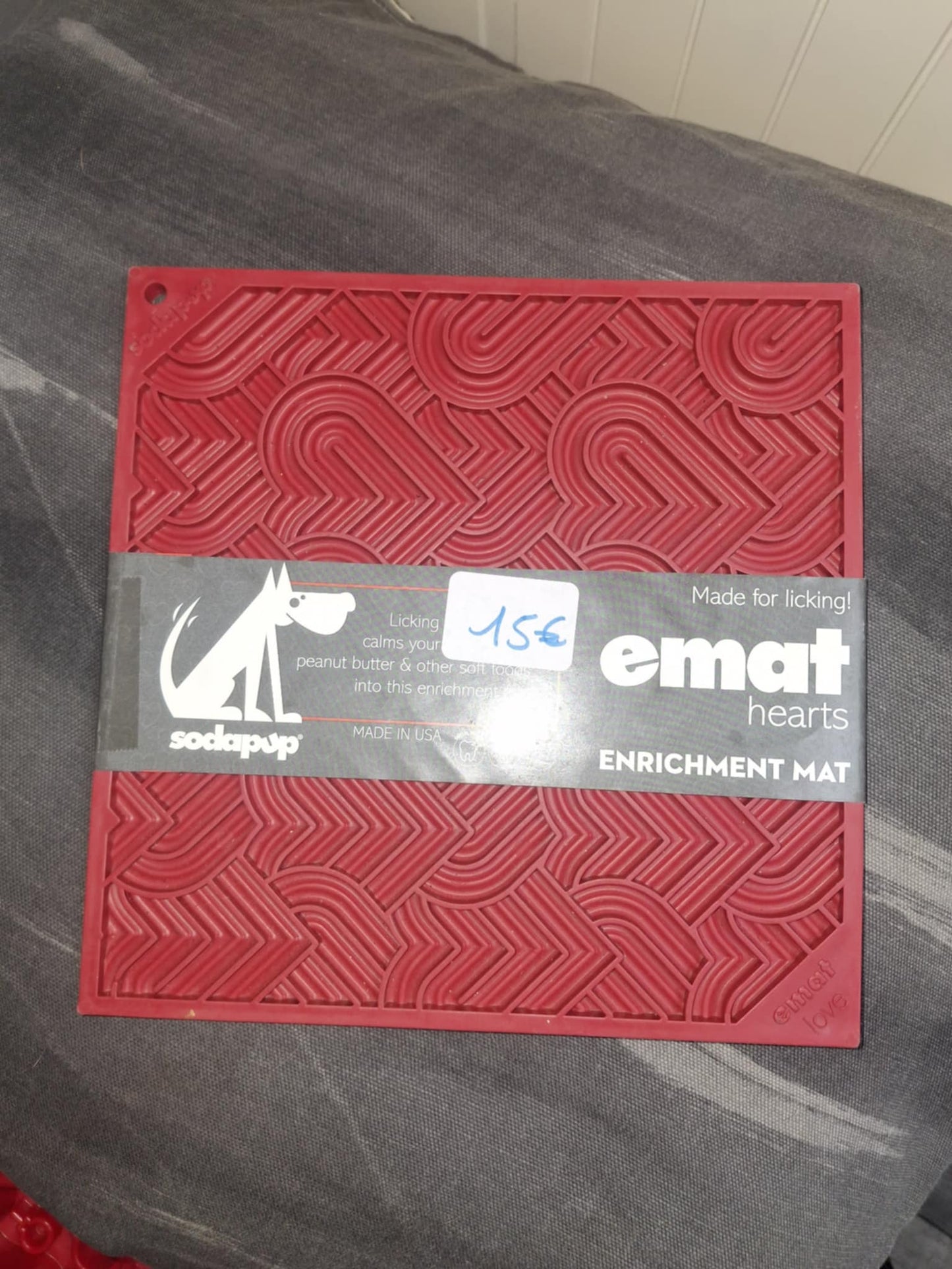 Tapis à lécher et d'enrichissement - AMOUR - Sodapup
