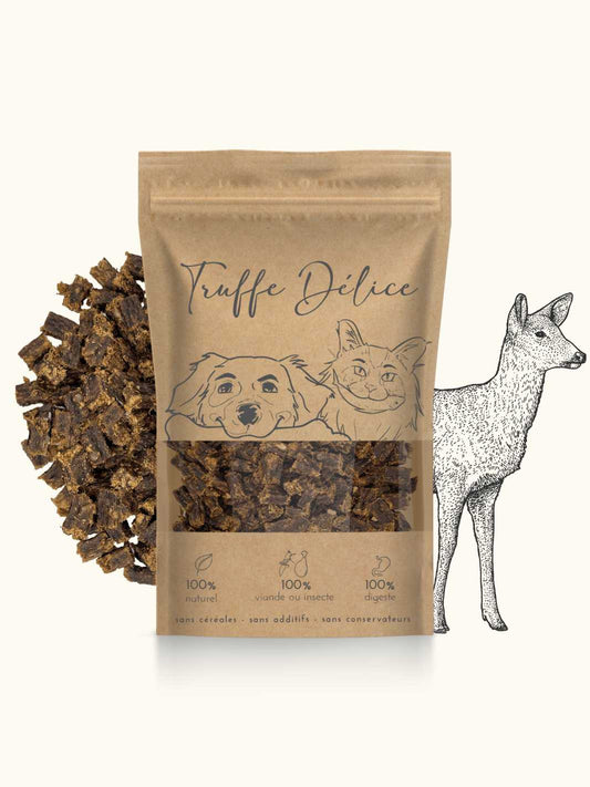 Friandises d'éducation à la biche pour chien et chat - 100gr