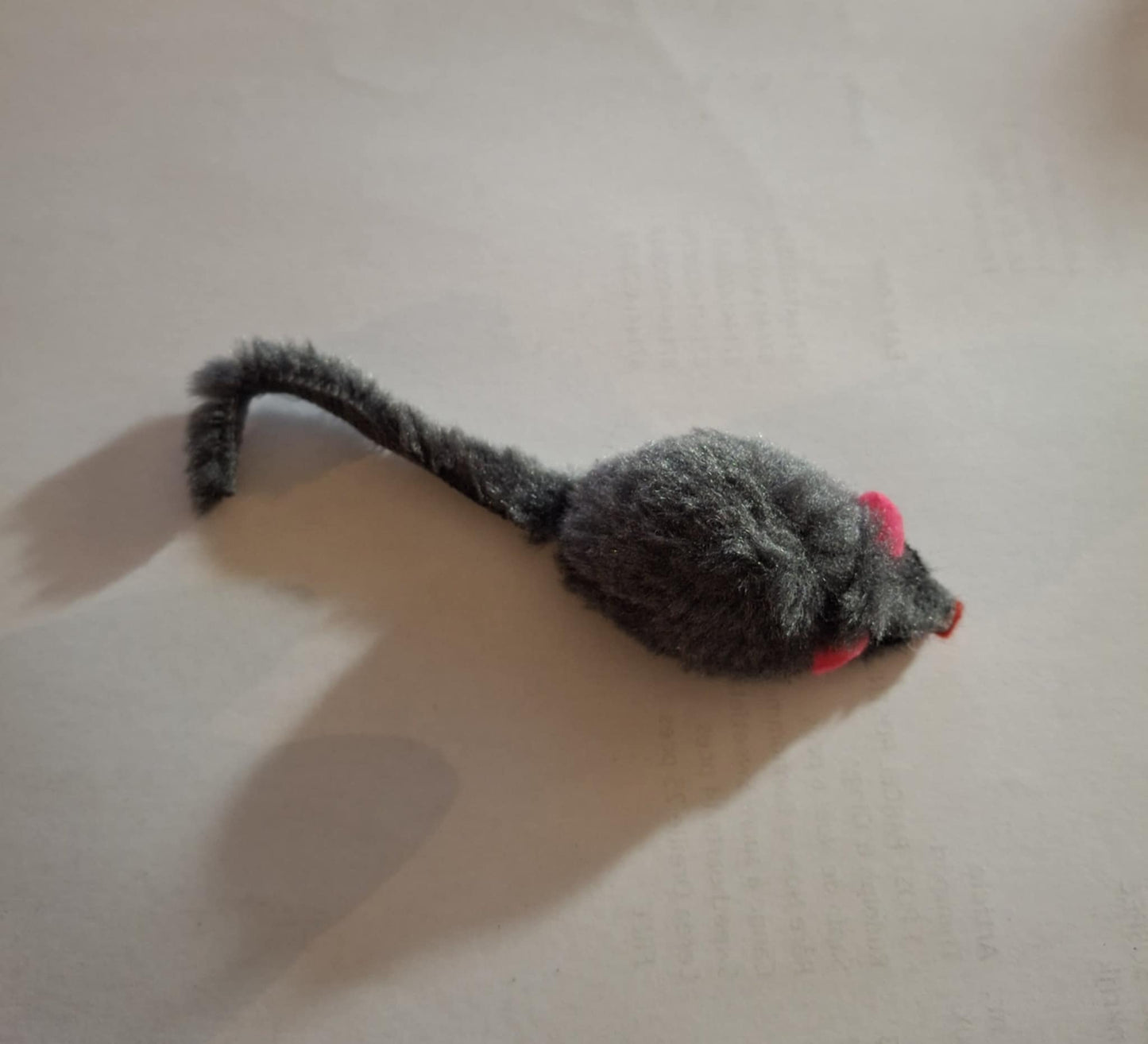 Souris en peluche avec grelot intégré - jouet pour chat