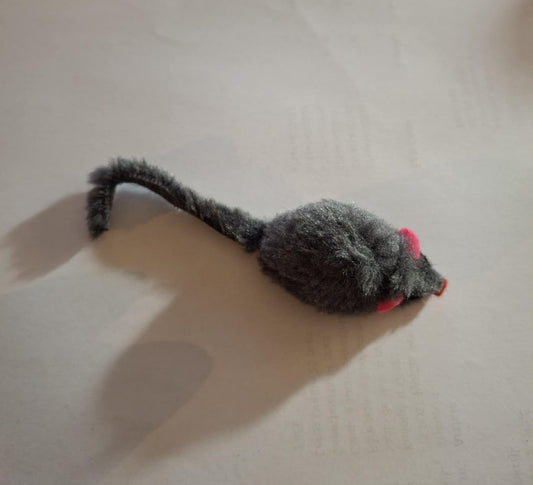 Souris en peluche avec grelot intégré - jouet pour chat
