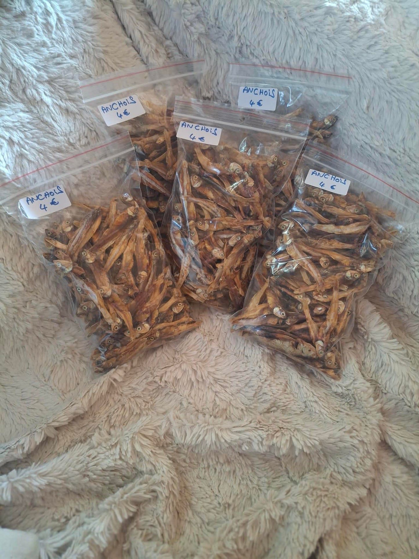 Friandises d'Anchois pour chiens et chats - 100 gr