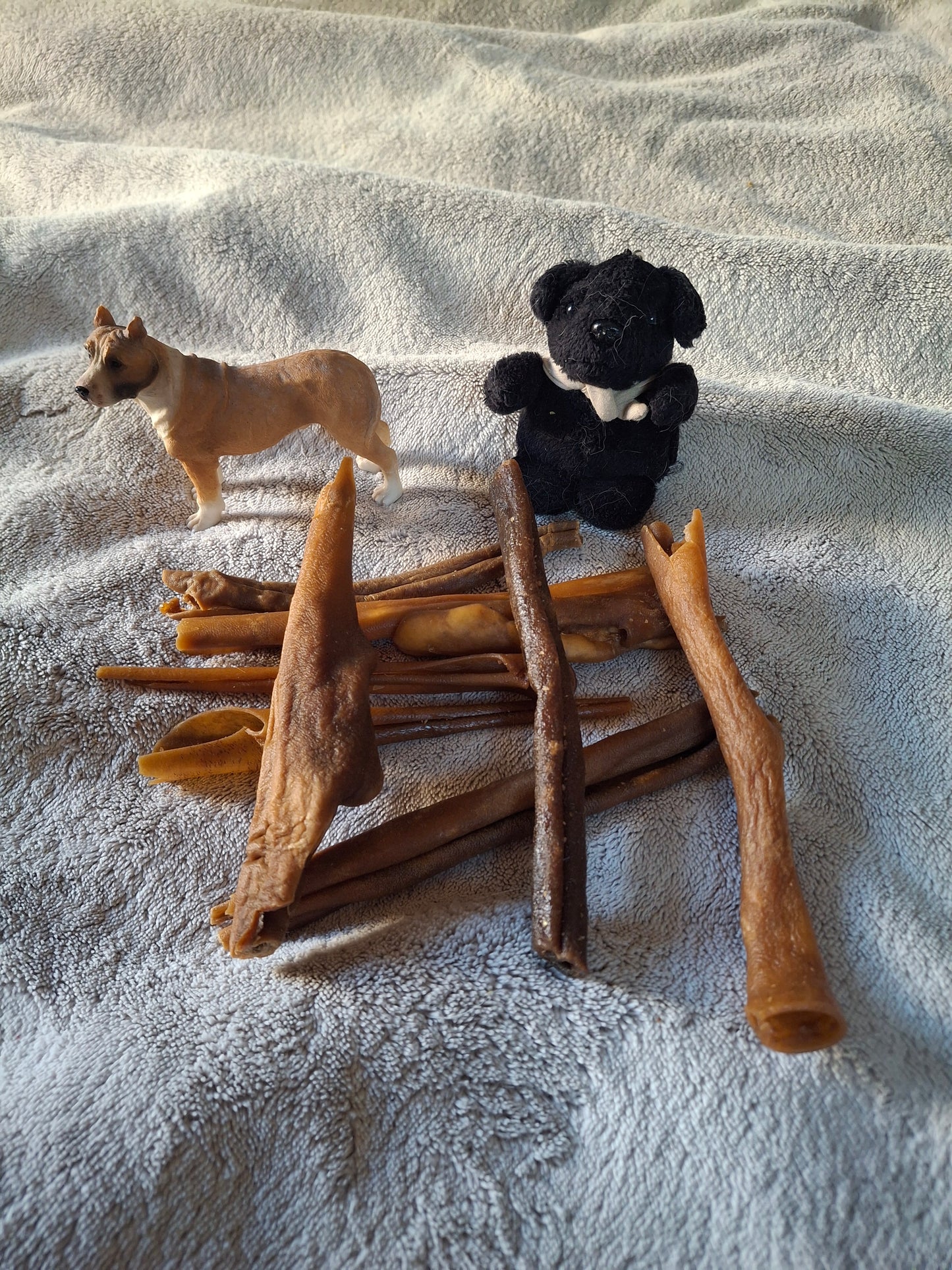 Peaux de chèvre pour chien