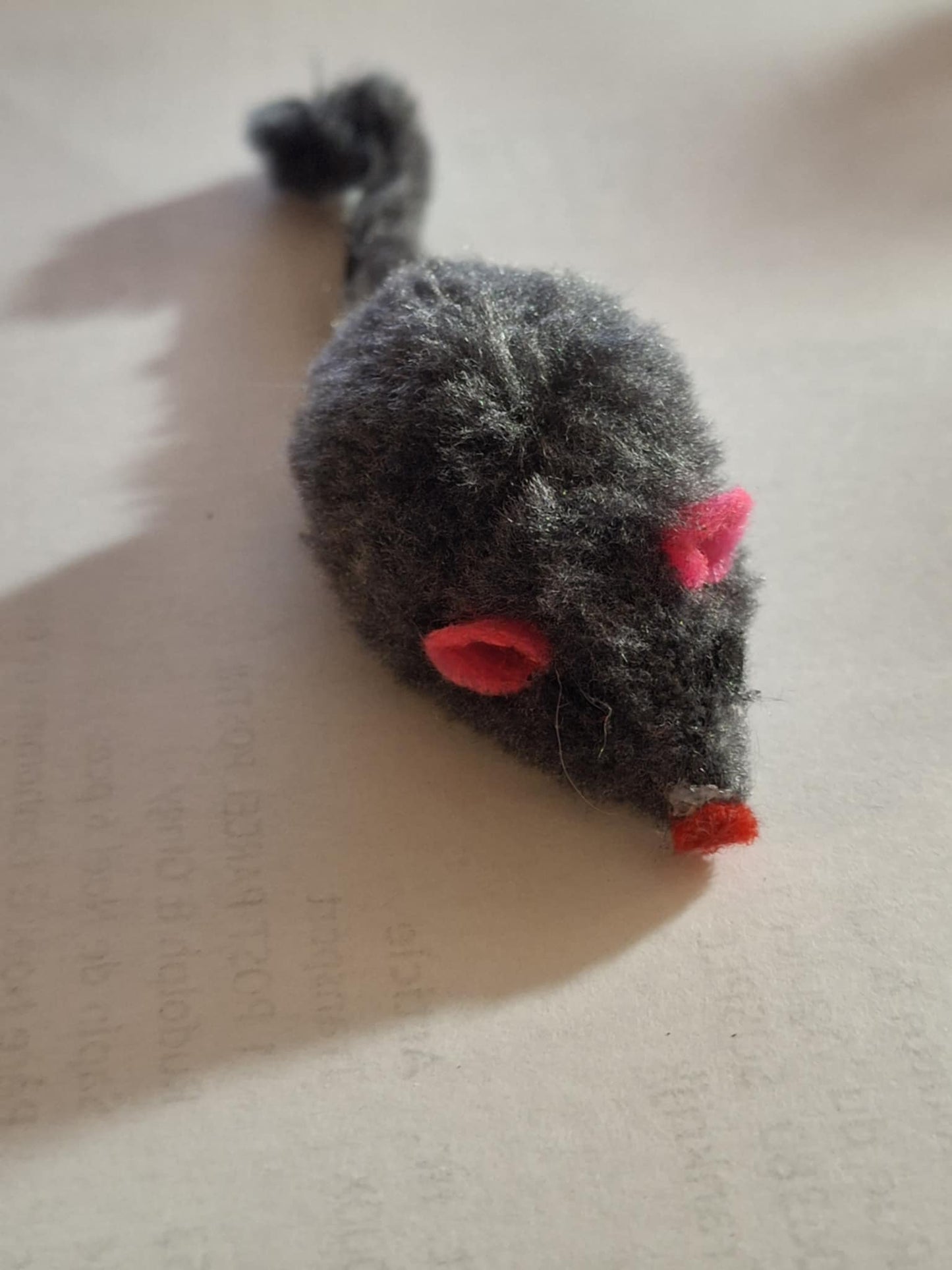 Souris en peluche avec grelot intégré - jouet pour chat