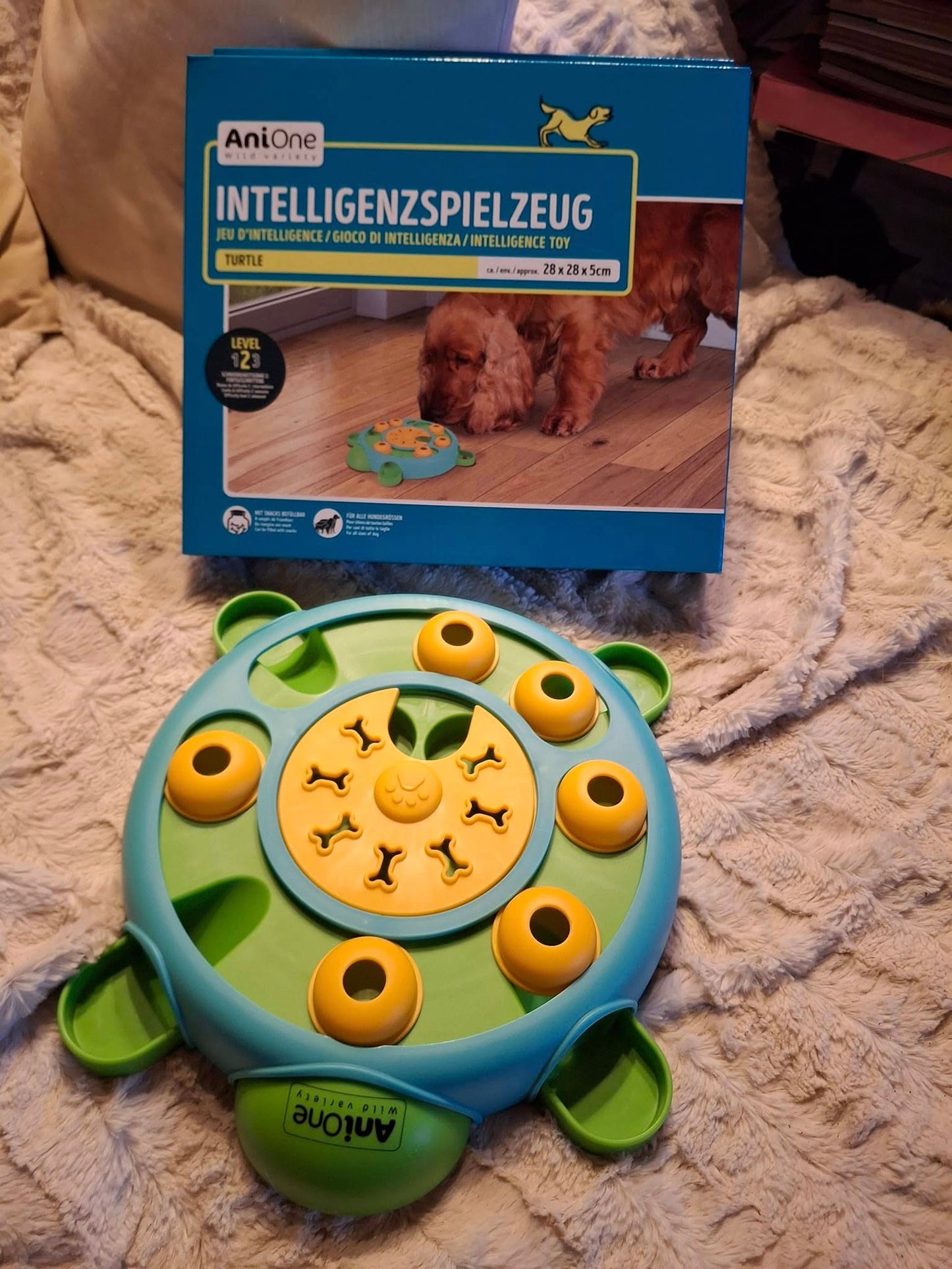 Tortue AniOne - Jeu d'intelligence pour chien