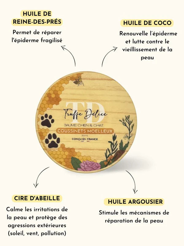 Baume coussinets pour chien et chat - 50 ml