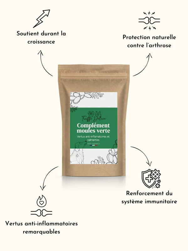 Complément moule verte pour chien