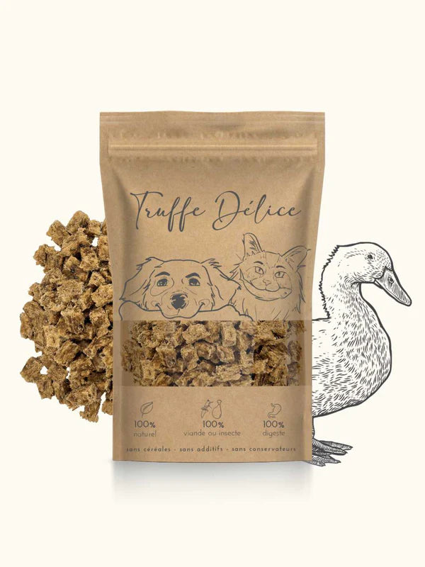 Friandises d'éducation au canard pour chien et chat - 100gr