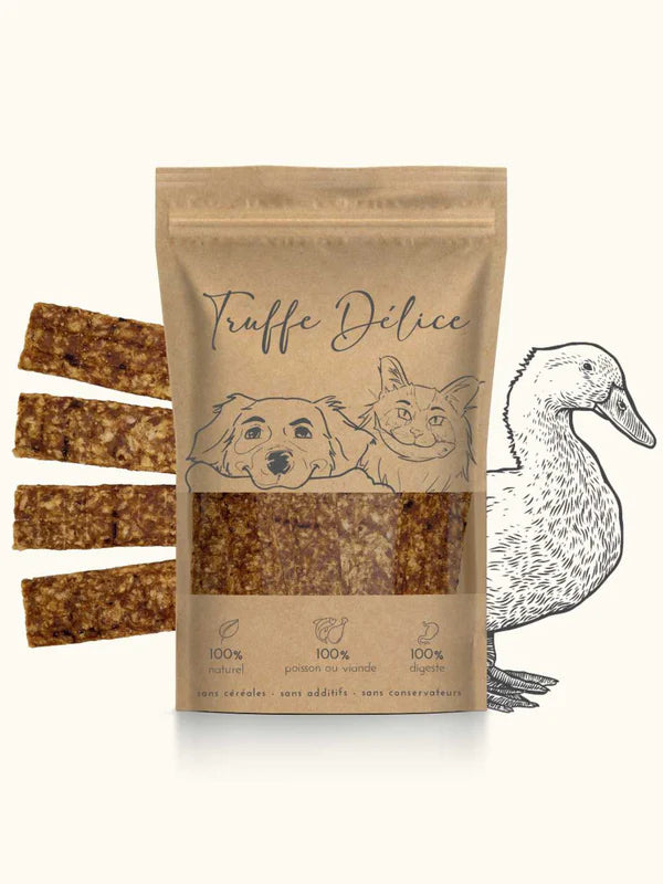 LAMELLES DE CANARD - Truffe Délice - Pour chien et chat