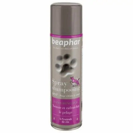 Spray BEAPHAR Shampoing sec